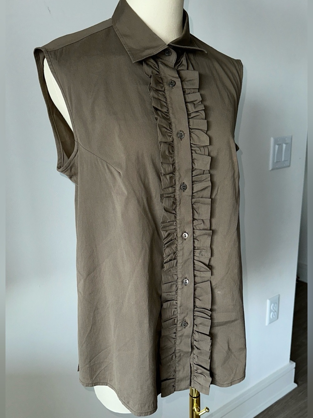 Loro Piana sleeveless shirt cotton & silk